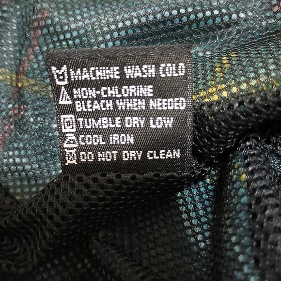 LF Windwear Green Plaid Mesh Lined Golf Windbreaker Pull-Over Vest Size Xlarge - Picture 13 of 14